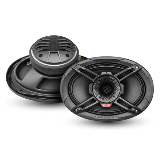 WDX69MOTO-CD: 6"×9" Moto 2-Way Loudspeakers W/Back mounted Compression Driver (1 Pair)
