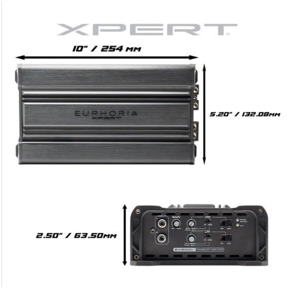 EX3000.1 : Full Range Class D Monoblock Amplifier