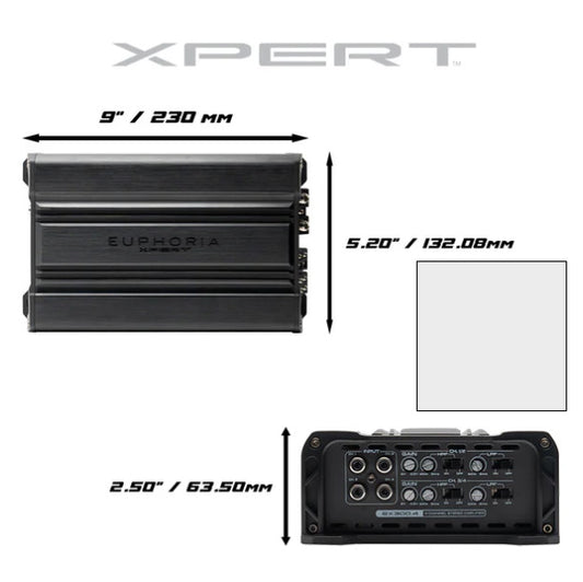 EX300.4 : 4 Channel Full Range Class D Amplifier