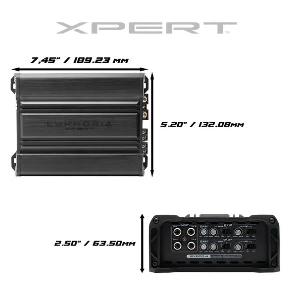 EX200.4 : 4 Channel Full Range Class D Amplifier