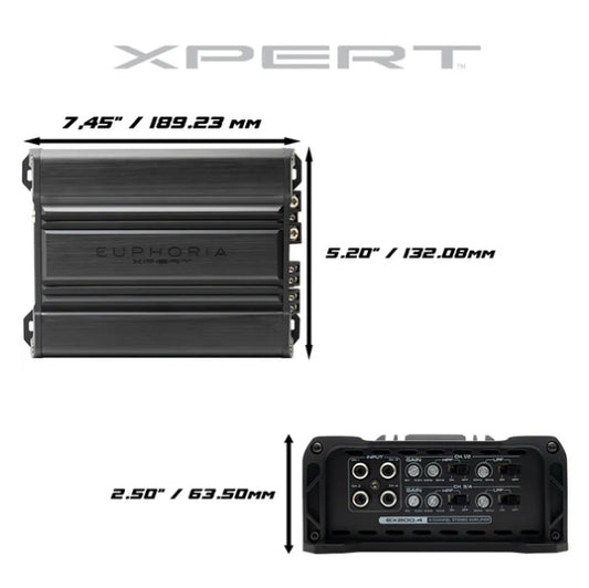 EX100.4 : 4 Channel Full Range Class D Amplifier